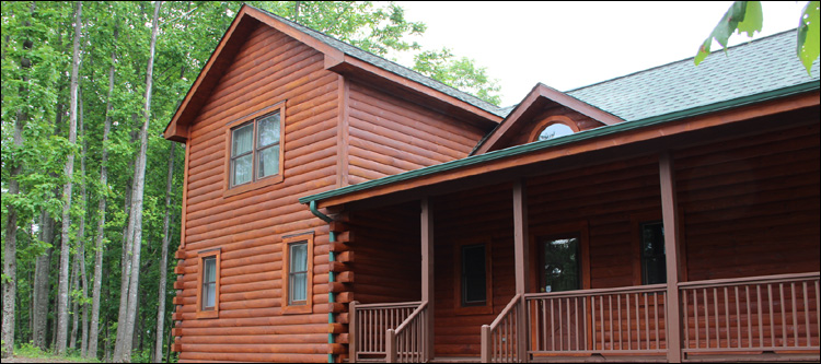 Log Home Staining in Winton,  North Carolina